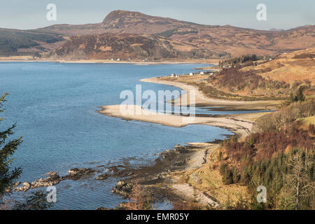 Côte de Glenelg et de Skye en Ecosse. Banque D'Images