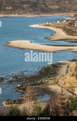 Côte de Glenelg et de Skye en Ecosse. Banque D'Images