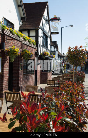 Le Swan - le plus vieux pub de l'hôtel Stratford Banque D'Images