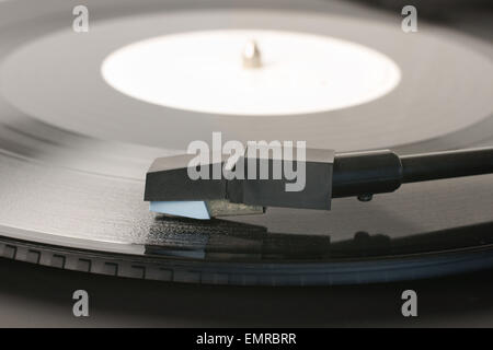 Disque vinyle ou LP et record player stylus Banque D'Images
