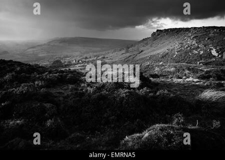 Curbar de Edge edge Buxton, Derbyshire, Angleterre Banque D'Images