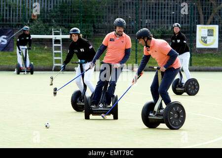 Joueurs de Segway Polo Banque D'Images