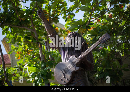 Bob Marley Museum, situé dans la maison qu'il a l'habitude de vivre, à Kingston, en Jamaïque. Banque D'Images