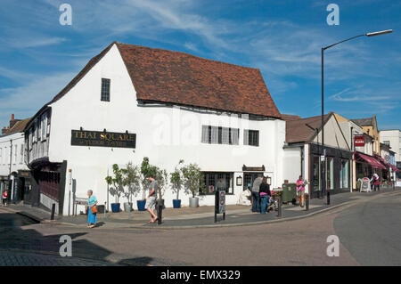 St Albans, Thai Square Tudor Tavern, Hertfordshire, Angleterre, Banque D'Images