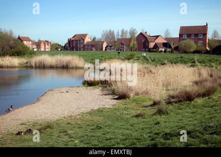 Gog Brook Farm pool, Chase Meadow, Warwick, Warwickshire, England, UK Banque D'Images