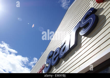 Un magasin Sears Canada sign Banque D'Images