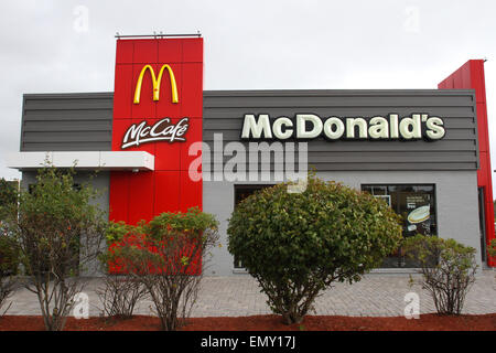 Le restaurant McDonald's dans la région de North Sydney, N.-É.), Banque D'Images