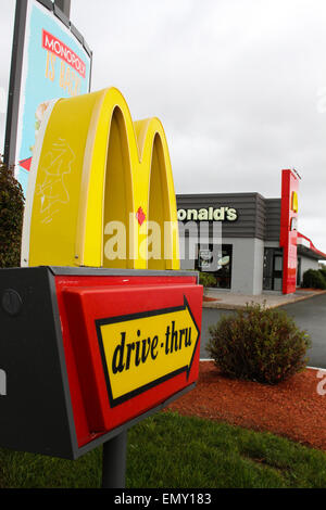 Le restaurant McDonald's dans la région de North Sydney, N.-É.), Banque D'Images