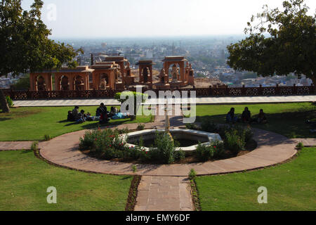 Mausolée Jaswant Thada à Jodhpur, Inde Banque D'Images