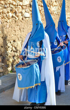 Procession religieuse typique. Semaine sainte en Espagne Banque D'Images