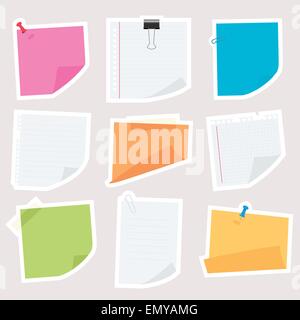 Documents de la note Illustration de Vecteur