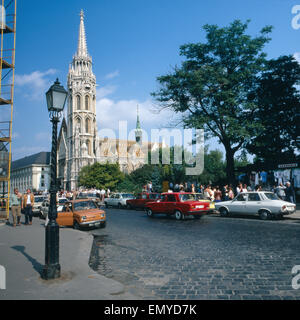 Eine Reise nach Budapest, Ungarn, 1980er Jahre. Un voyage à Budapest, Hongrie, 1980. Banque D'Images