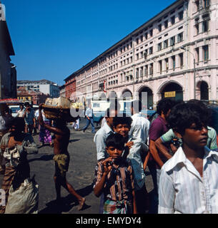 Eine Reise nach Colombo, Sri Lanka, 1980er Jahre. Un voyage à Colombo, Sri Lanka, 1980. Banque D'Images