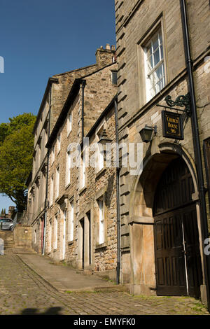 Royaume-uni, Angleterre, dans le Lancashire, Lancaster, de conservation, les maisons historiques à St Mary's Gate Banque D'Images