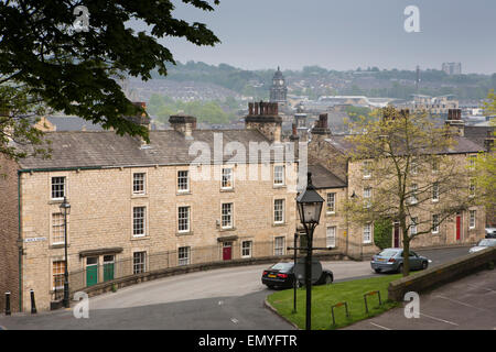 Royaume-uni, Angleterre, dans le Lancashire, Lancaster, elevated view de St Mary's Parade Banque D'Images