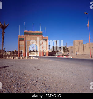 Eine Reise nach Erfoud, Maroc 1980er Jahre. Un voyage à Erfoud, Maroc 80. Banque D'Images
