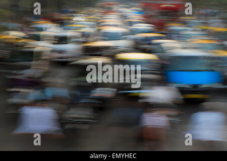 Embouteillage à Mumbai Banque D'Images