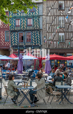 Place Sainte-Anne. Rennes. La Bretagne. France Banque D'Images