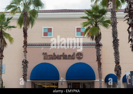 Timberland à Orlando Premium Outlet Shopping Mall à Vineland, Orlando Florida USA Banque D'Images