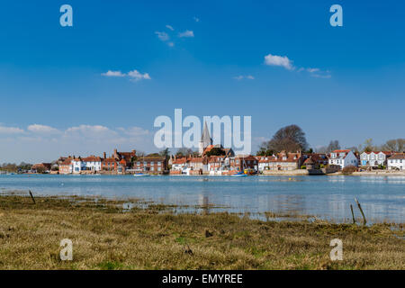 Bosham port et village Bosham, près de Chichester, West Sussex. Banque D'Images