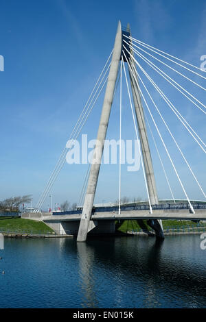 La Marine Way Bridge, Southport Banque D'Images