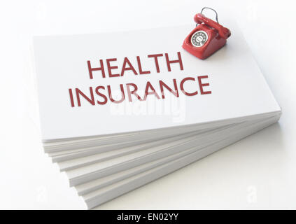 Concept d'assurance maladie Banque D'Images