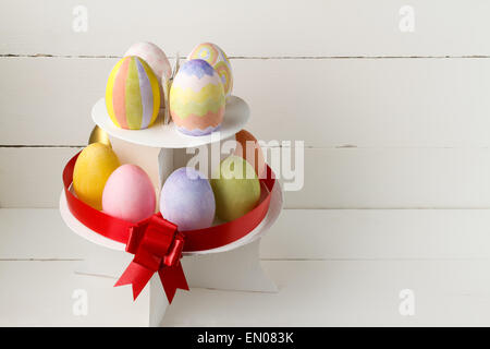 Oeufs de Pâques d'or Banque D'Images