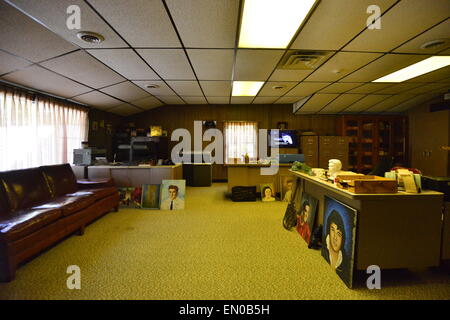 L'intérieur de la Graceland Elvis Presley's home à Memphis Banque D'Images