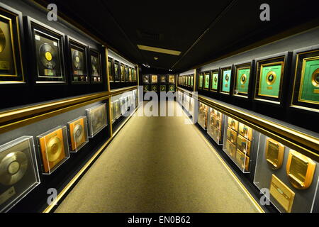 L'intérieur de la Graceland Elvis Presley's home à Memphis Banque D'Images