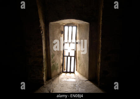 La fameuse "porte de non retour' au château d'Elmina Slave à Elmina, Ghana, Afrique de l'Ouest. Banque D'Images