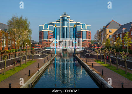 Le port de Victoria Building, Salford Quays Banque D'Images