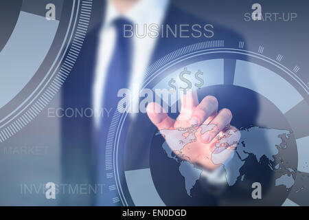 Concept d'affaires global, start-up Banque D'Images