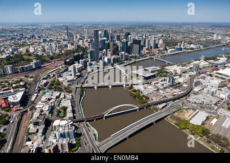 L'horizon de Brisbane, Brisbane, Australie Banque D'Images