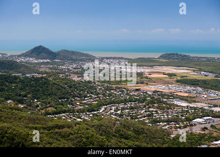 Vue sur Smithfield et Trinity Park, Cairns, Australie Banque D'Images