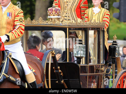 Singapour Visite d'Etat en Grande-Bretagne, du président Tony Tan Keng Yam avec : Kate Middleton,Catherine, duchesse de Cambridge, le Prince William, duc de Cambridge où : London, Royaume-Uni Quand : 21 Oct 2014 Banque D'Images