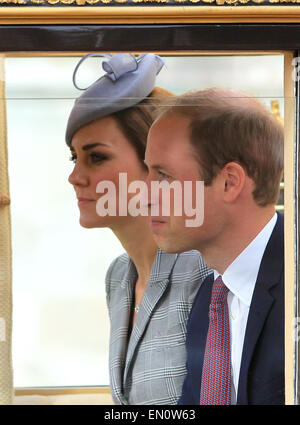 Singapour Visite d'Etat en Grande-Bretagne, du président Tony Tan Keng Yam avec : Kate Middleton,Catherine, duchesse de Cambridge, le Prince William, duc de Cambridge où : London, Royaume-Uni Quand : 21 Oct 2014 Banque D'Images