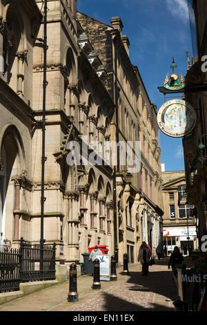 Royaume-uni, Angleterre, dans le Yorkshire, Bradford, Pièce Hall Yard Banque D'Images