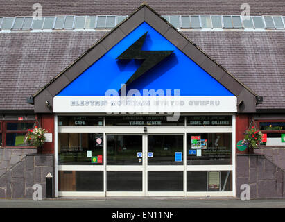 L'Electric Mountain visitor center à Llanberis, Parc National de Snowdonia, Pays de Galles, de l'Europe Banque D'Images