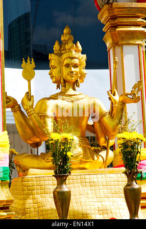 Siddharta dans le temple bangkok Asie Thaïlande résumé étape croix palais wat Banque D'Images