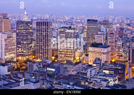 Géographie et voyages, Amérique, Amérique du Sud, Brésil, Sao Paulo, centre-ville à partir de Banque D'Images