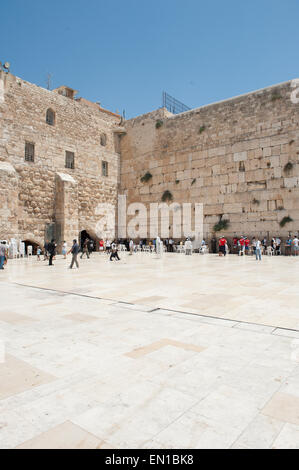 Israël, Jérusalem, mur des Lamentations Banque D'Images