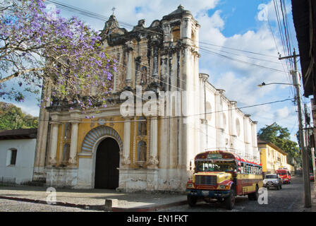 L'Iglesia y Convento de Belen, La Antigua, Guatemala, l'UNESCO Banque D'Images