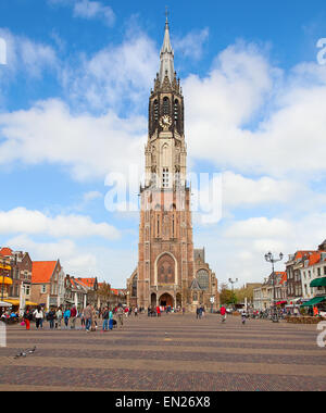 Célèbre "nouvelle église" de Delft, Pays-Bas Banque D'Images