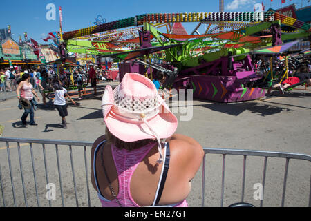 Des expositions au Stampede de Galgary Banque D'Images