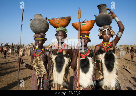 Dasanesh tribu en Ethiopie Banque D'Images