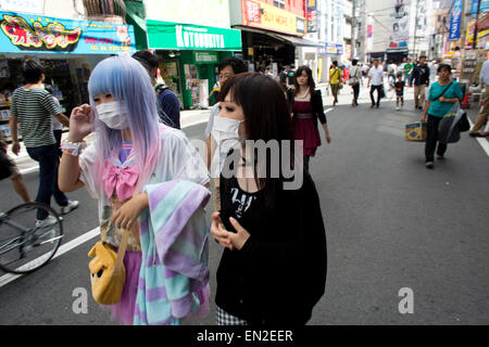 Le cosplay au Japon Banque D'Images