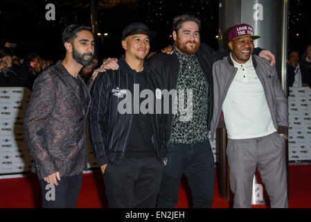 Les MOBO Awards 2014 tenue à Wembley Arena - Arrivées en vedette : où : rudimentaires, London, Royaume-Uni Quand : 22 Oct 2014 Banque D'Images