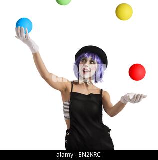 Clown Jongleur Photo Stock Alamy