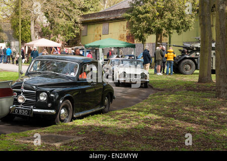 Scène à la 5ème Brunch du dimanche Scramble à Bicester Oxfordshire, Angleterre, du patrimoine Banque D'Images