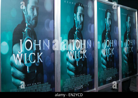 JOHN WICK célébrités assister à une projection spéciale à l'Arclight Hollywood. Doté d''atmosphère : où : Los Angeles, California, United States Quand : 23 Oct 2014 Banque D'Images